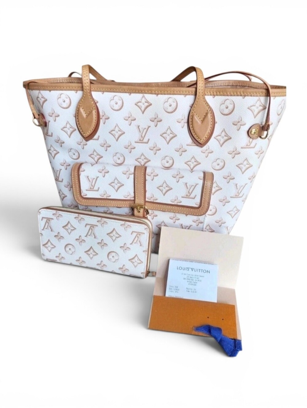 NWT Louis Vuitton Limited-Edition Fall For You Neverfull MM & Zippy Wallet